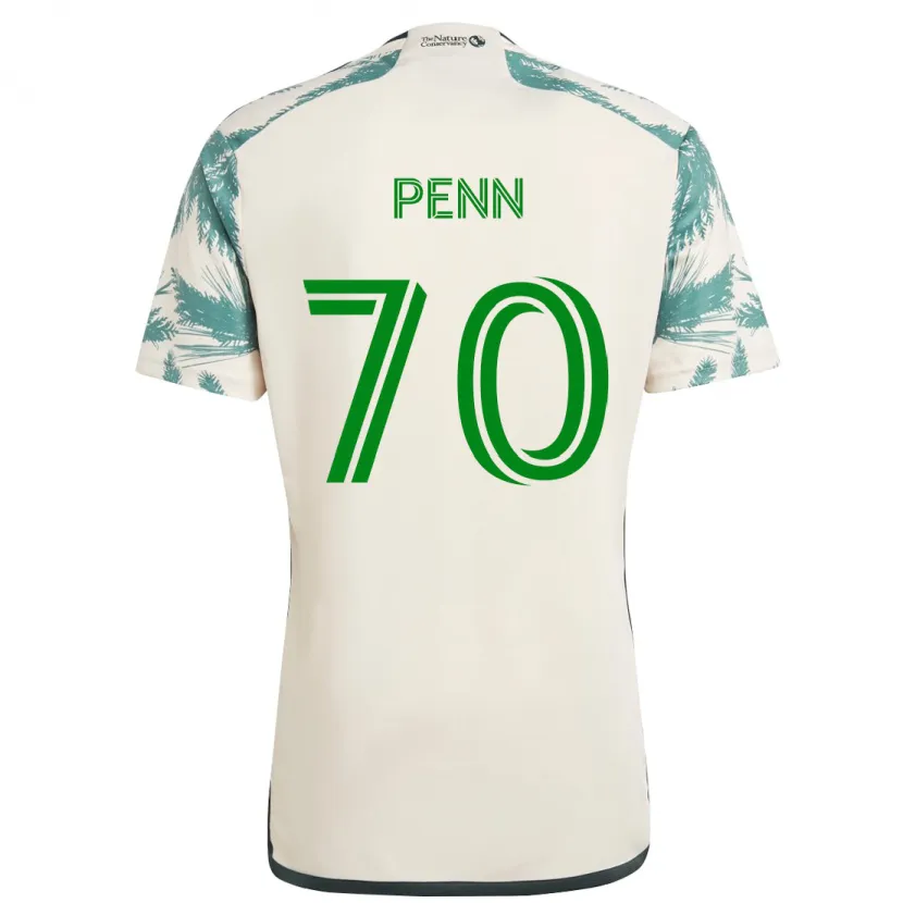 Danxen Pánské Josh Penn #70 Béžová Hnědá Daleko Hráčské Dresy 2024/25 Dres