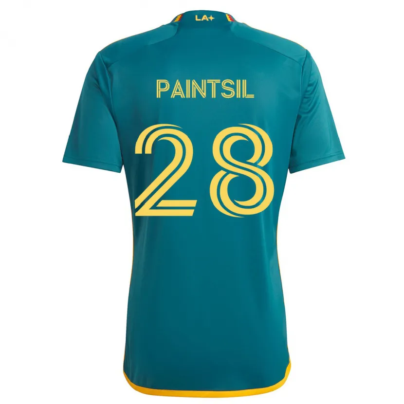 Danxen Pánské Joseph Paintsil #28 Zelená Žlutá Daleko Hráčské Dresy 2024/25 Dres