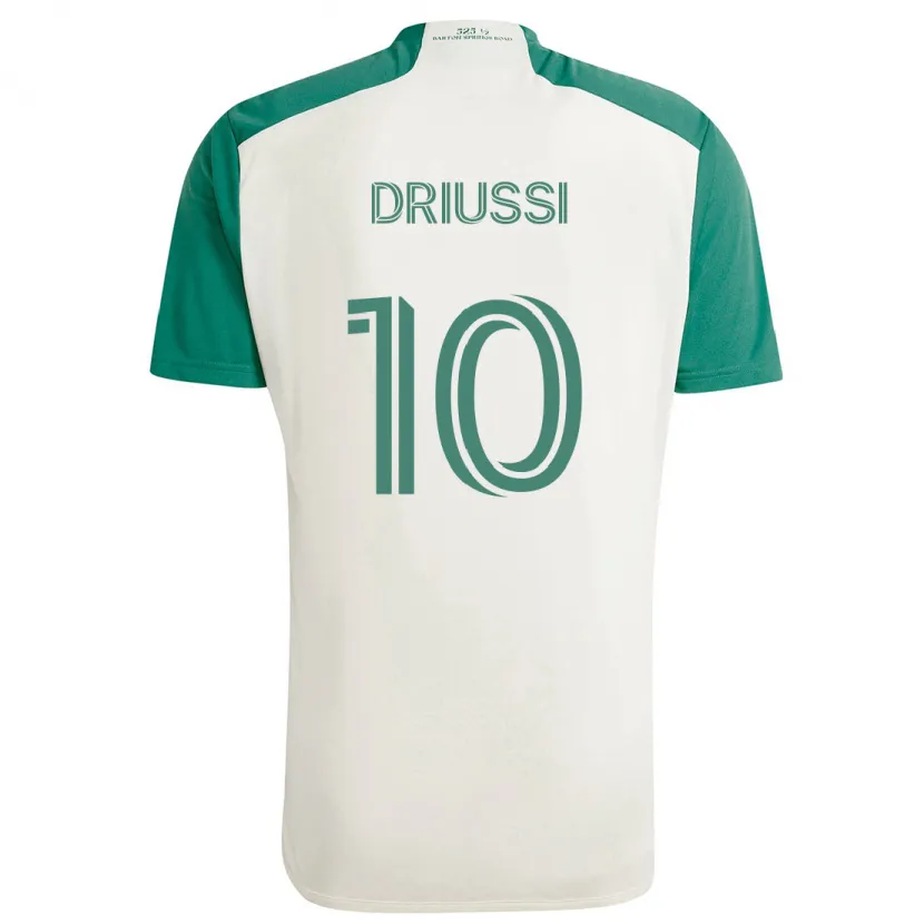 Danxen Pánské Sebastián Driussi #10 Žluté Barvy Zelená Daleko Hráčské Dresy 2024/25 Dres