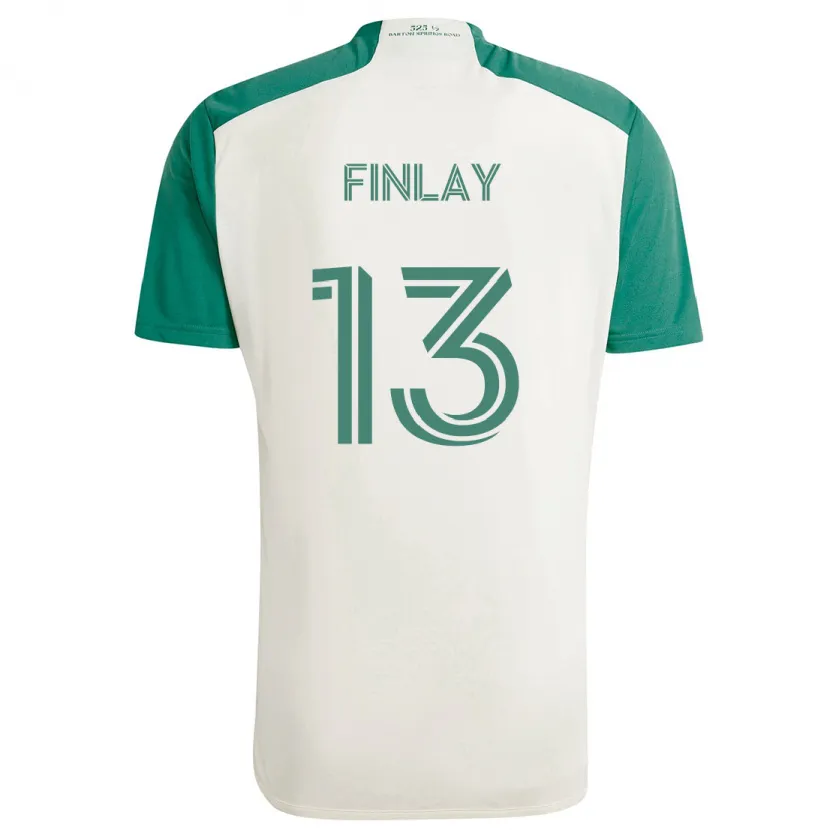 Danxen Pánské Ethan Finlay #13 Žluté Barvy Zelená Daleko Hráčské Dresy 2024/25 Dres