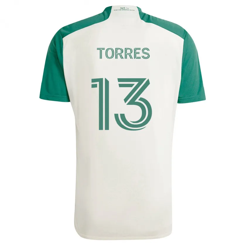 Danxen Pánské Leo Torres #13 Žluté Barvy Zelená Daleko Hráčské Dresy 2024/25 Dres