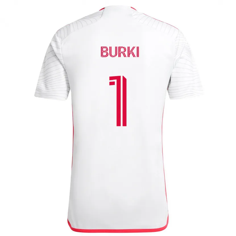 Danxen Pánské Roman Bürki #1 Bílá Červená Daleko Hráčské Dresy 2024/25 Dres