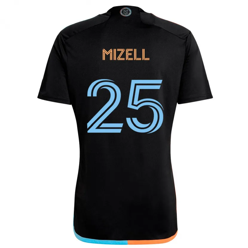 Danxen Pánské Cody Mizell #25 Černá Oranžová Modrá Daleko Hráčské Dresy 2024/25 Dres