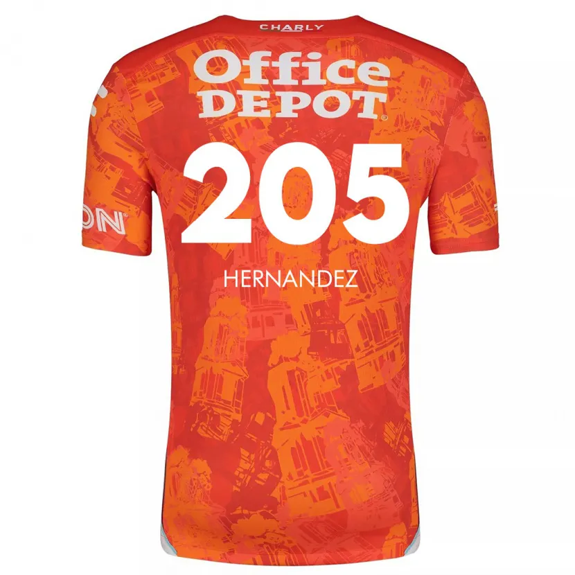 Danxen Pánské Sergio Hernández #205 Oranžová Bílá Daleko Hráčské Dresy 2024/25 Dres