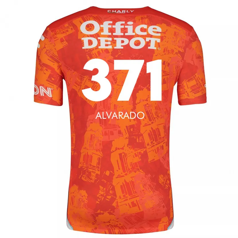 Danxen Pánské Brandon Alvarado #371 Oranžová Bílá Daleko Hráčské Dresy 2024/25 Dres