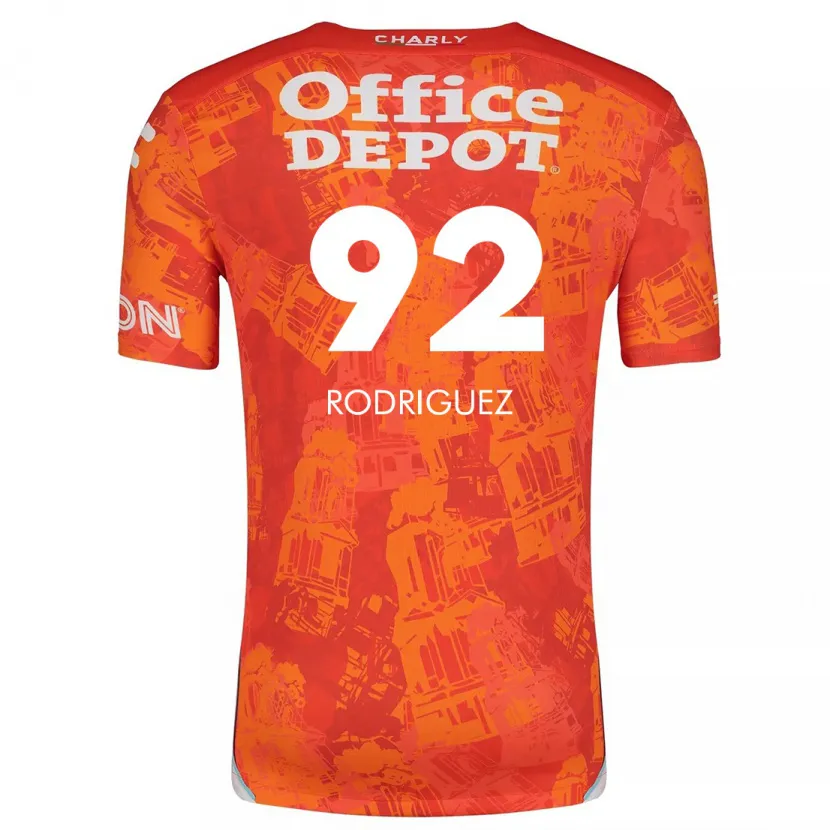 Danxen Pánské Sergio Rodríguez #92 Oranžová Bílá Daleko Hráčské Dresy 2024/25 Dres