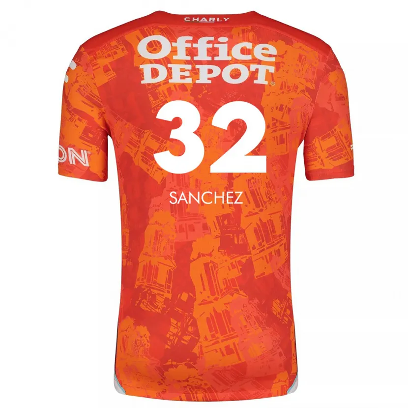 Danxen Pánské Luis Sánchez #32 Oranžová Bílá Daleko Hráčské Dresy 2024/25 Dres