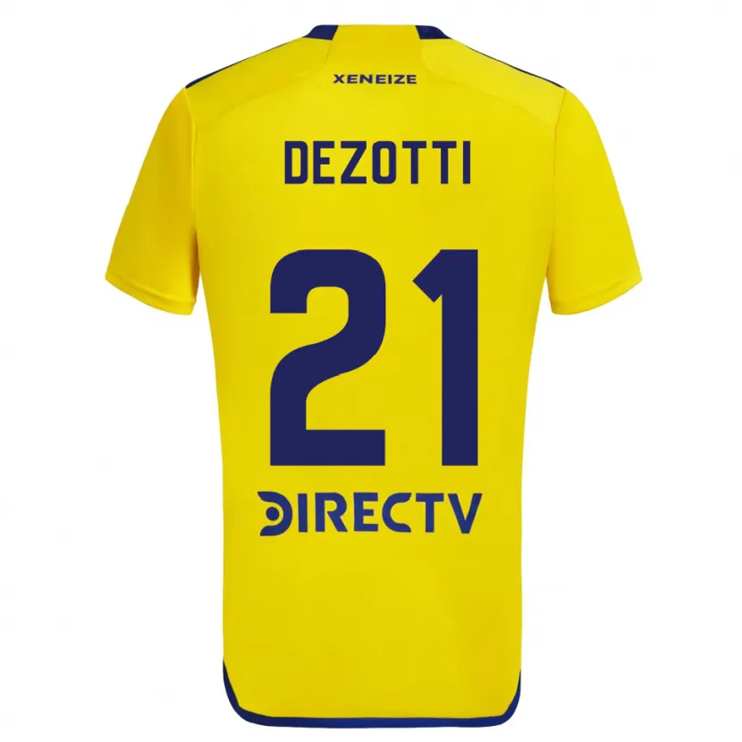 Danxen Pánské Martina Dezotti #21 Žlutá Modrá Daleko Hráčské Dresy 2024/25 Dres