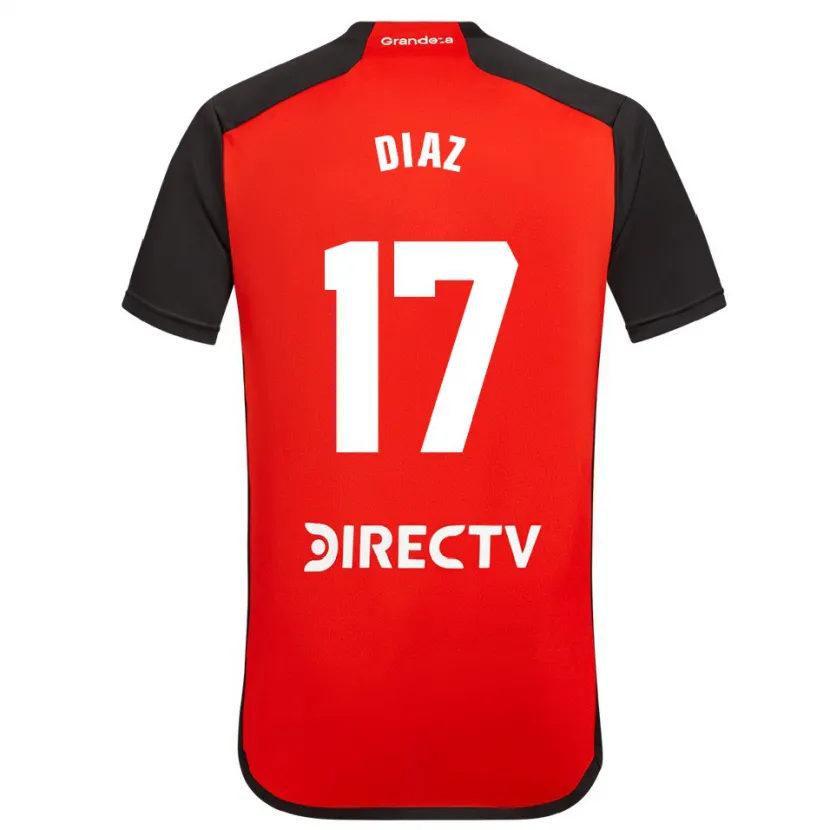 Danxen Pánské Paulo Díaz #17 Červená Černá Bílá Daleko Hráčské Dresy 2024/25 Dres