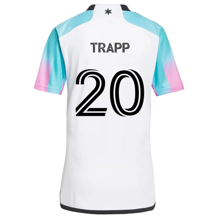 Danxen Dámské Wil Trapp #20 Bílá Modrá Černá Daleko Hráčské Dresy 2024/25 Dres