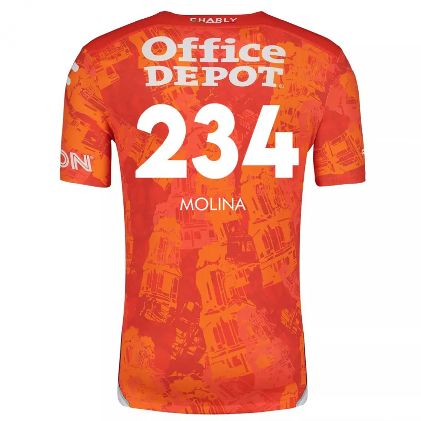 Danxen Dámské Yoshimar Molina #234 Oranžová Bílá Daleko Hráčské Dresy 2024/25 Dres