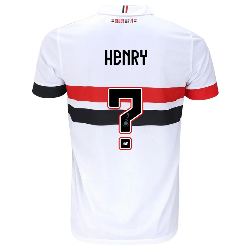 Danxen Dětské Thierry Henry #0 Bílá Červená Černá Domů Hráčské Dresy 2024/25 Dres