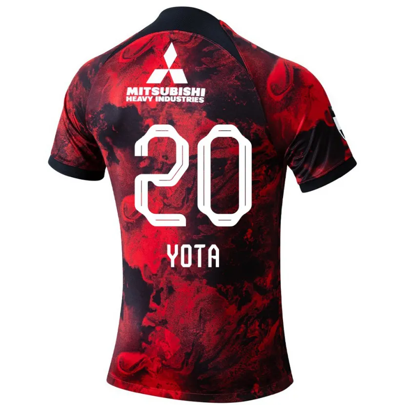 Danxen Dětské Yota Sato #20 Červená Černá Domů Hráčské Dresy 2024/25 Dres