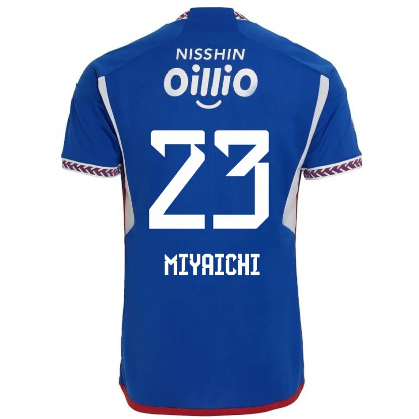 Danxen Dětské Ryo Miyaichi #23 Modrá Bílá Červená Domů Hráčské Dresy 2024/25 Dres