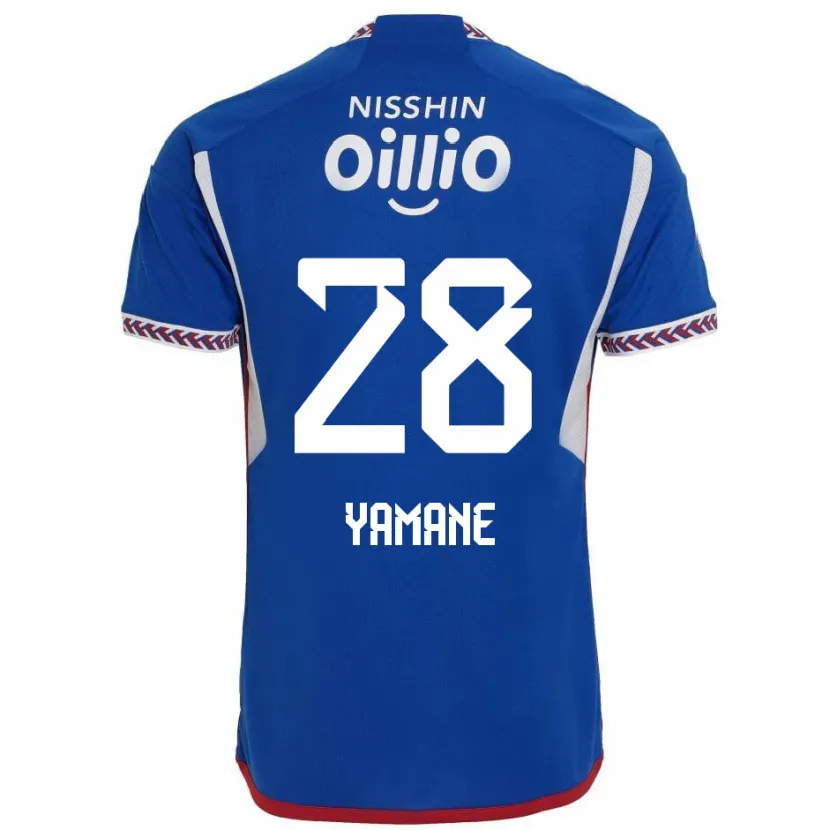 Danxen Dětské Riku Yamane #28 Modrá Bílá Červená Domů Hráčské Dresy 2024/25 Dres