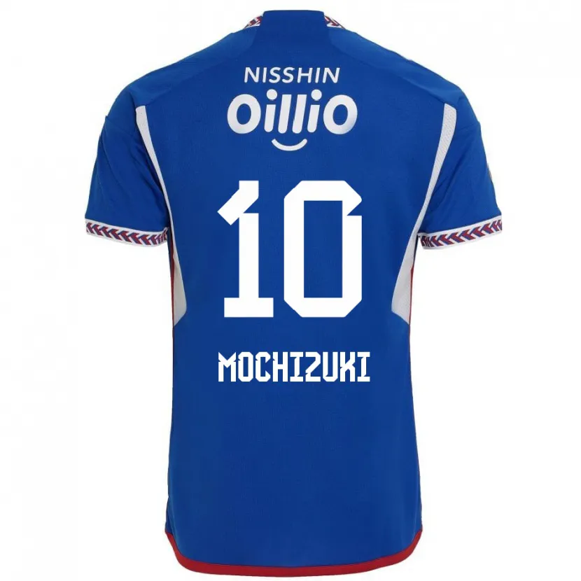 Danxen Dětské Kohei Mochizuki #10 Modrá Bílá Červená Domů Hráčské Dresy 2024/25 Dres