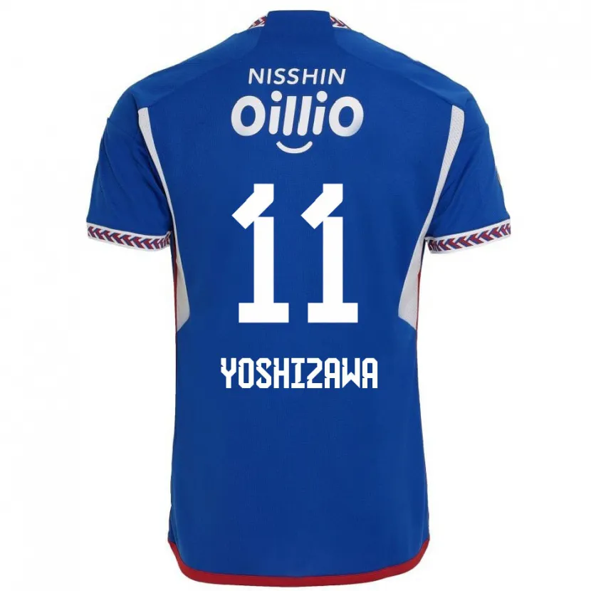 Danxen Dětské Mirai Yoshizawa #11 Modrá Bílá Červená Domů Hráčské Dresy 2024/25 Dres