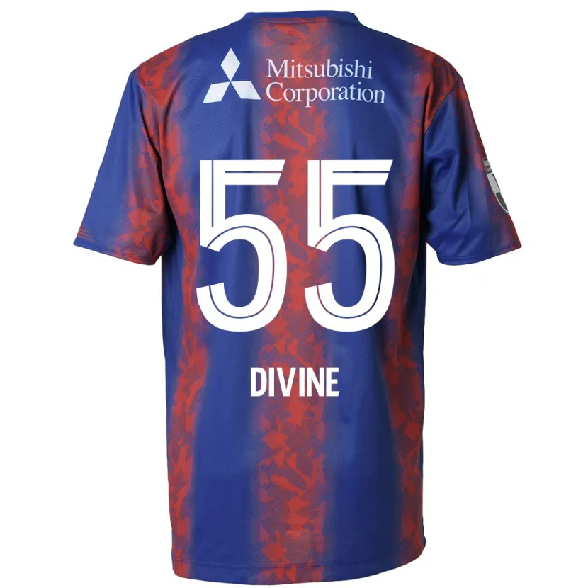 Danxen Dětské Divine Chinedu Otani #55 Modrá Červená Domů Hráčské Dresy 2024/25 Dres