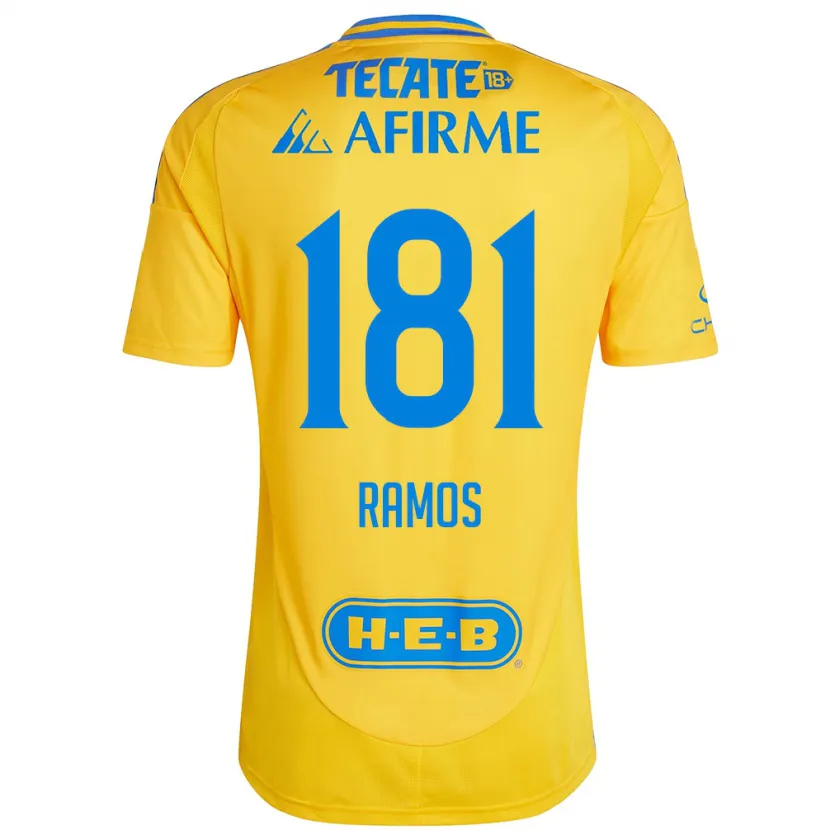 Danxen Dětské Anthony Ramos #181 Zlatožlutá Domů Hráčské Dresy 2024/25 Dres