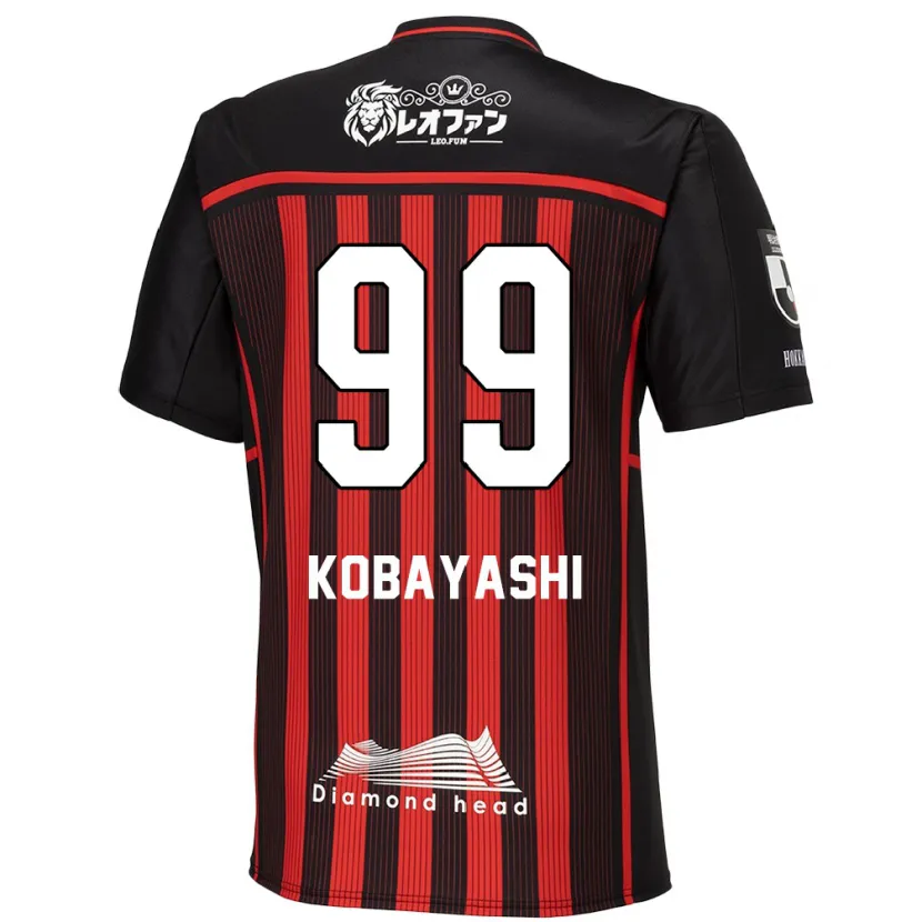 Danxen Dětské Yuki Kobayashi #99 Červená Černá Domů Hráčské Dresy 2024/25 Dres