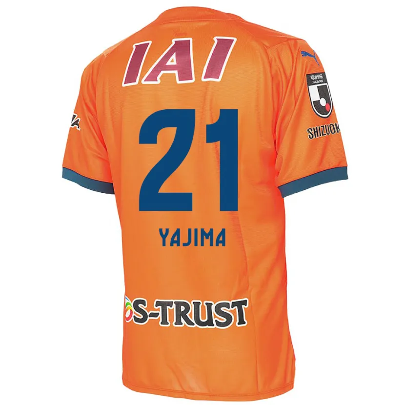 Danxen Dětské Shinya Yajima #21 Oranžová Modrá Domů Hráčské Dresy 2024/25 Dres