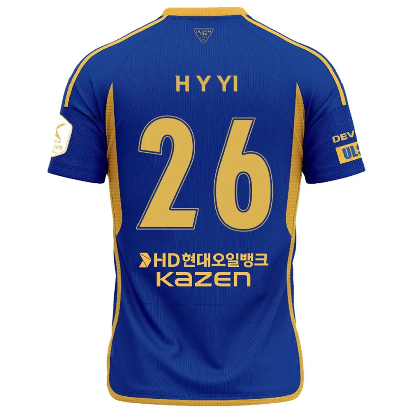 Danxen Dětské Yong-Hyeon Yi #26 Modrá Žlutá Domů Hráčské Dresy 2024/25 Dres