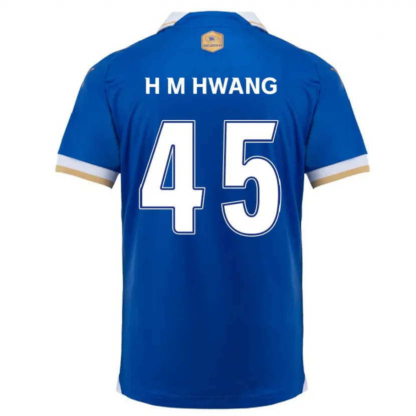 Danxen Dětské Myung-Hyun Hwang #45 Modrá Bílá Domů Hráčské Dresy 2024/25 Dres