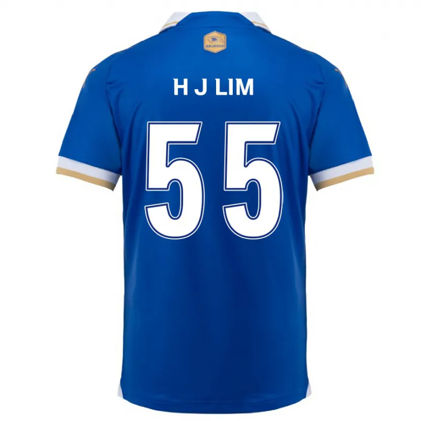 Danxen Dětské Ji-Hoon Lim #55 Modrá Bílá Domů Hráčské Dresy 2024/25 Dres