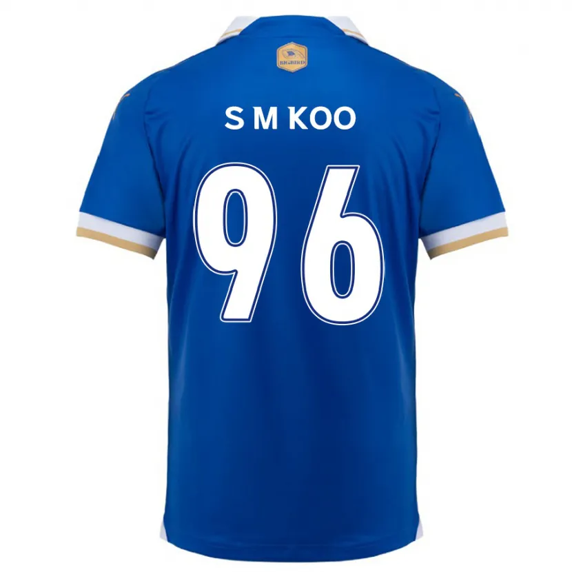 Danxen Dětské Min-Seo Koo #96 Modrá Bílá Domů Hráčské Dresy 2024/25 Dres