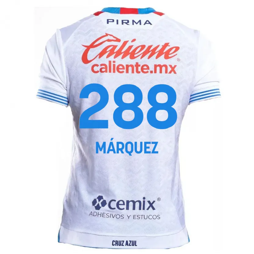 Danxen Dětské Víctor Márquez #288 Bílá Modrá Daleko Hráčské Dresy 2024/25 Dres