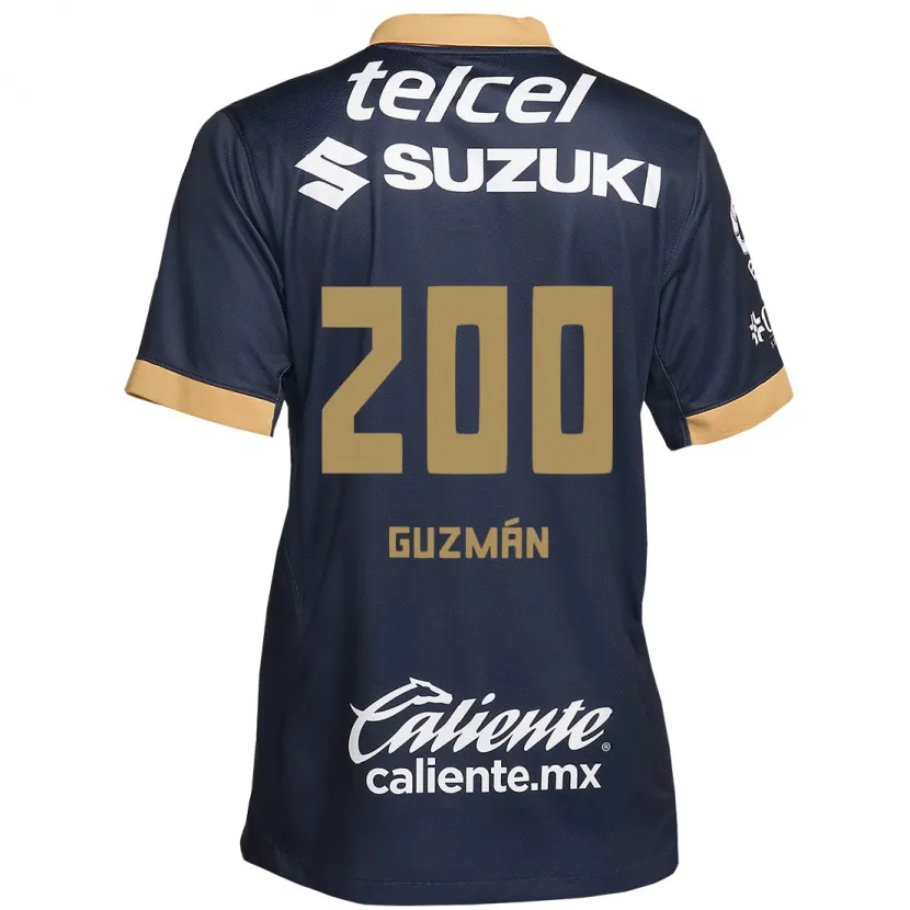 Danxen Dětské Alan Guzmán #200 Obsidián Zlato Bílá Daleko Hráčské Dresy 2024/25 Dres