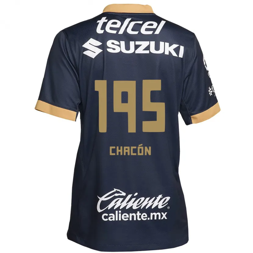 Danxen Dětské Eduardo Chacón #195 Obsidián Zlato Bílá Daleko Hráčské Dresy 2024/25 Dres