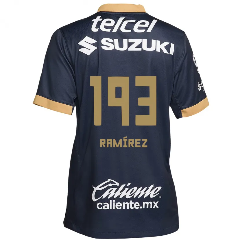 Danxen Dětské Héctor Ramírez #193 Obsidián Zlato Bílá Daleko Hráčské Dresy 2024/25 Dres