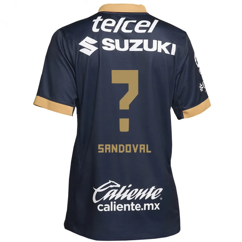 Danxen Dětské Kevin Sandoval #0 Obsidián Zlato Bílá Daleko Hráčské Dresy 2024/25 Dres