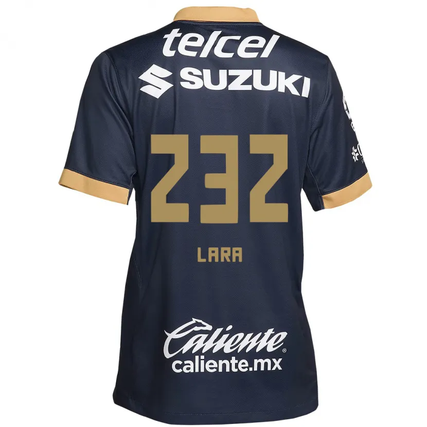 Danxen Dětské Pablo Lara #232 Obsidián Zlato Bílá Daleko Hráčské Dresy 2024/25 Dres