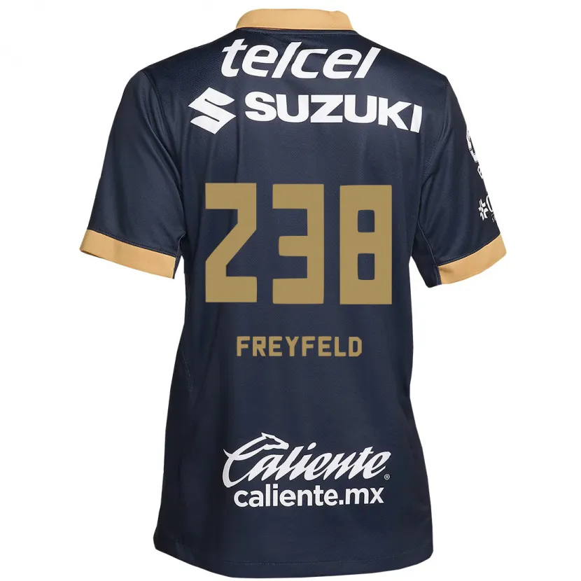 Danxen Dětské Julián Freyfeld #238 Obsidián Zlato Bílá Daleko Hráčské Dresy 2024/25 Dres