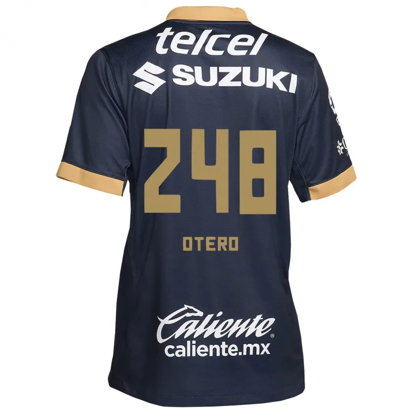 Danxen Dětské Jonathan Otero #248 Obsidián Zlato Bílá Daleko Hráčské Dresy 2024/25 Dres