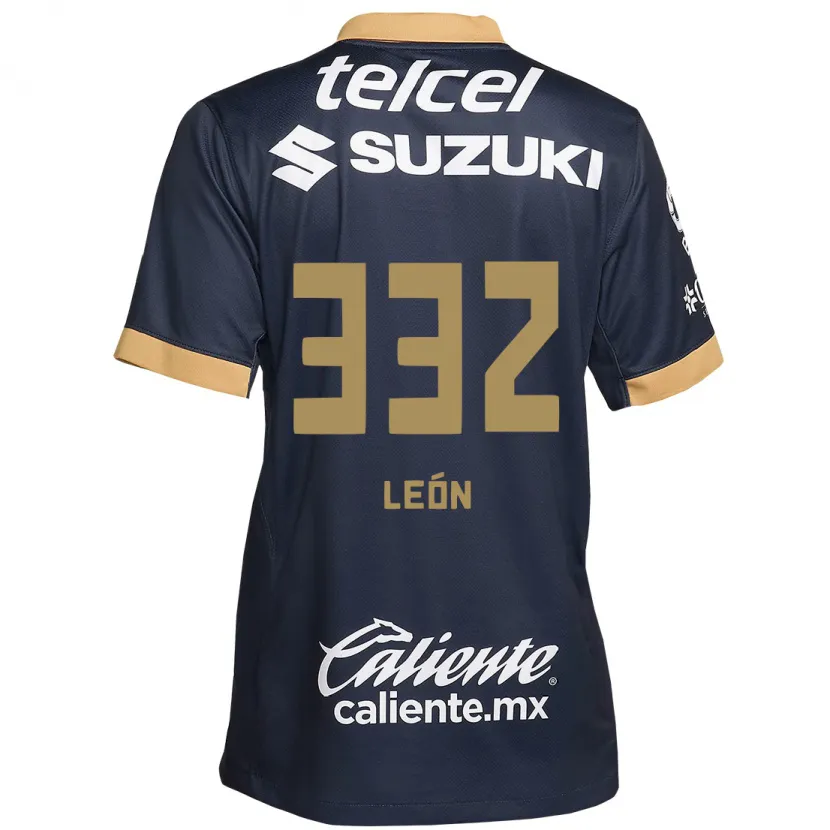 Danxen Dětské Andryk León #332 Obsidián Zlato Bílá Daleko Hráčské Dresy 2024/25 Dres