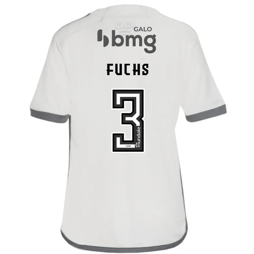 Danxen Dětské Bruno Fuchs #3 Off White Daleko Hráčské Dresy 2024/25 Dres