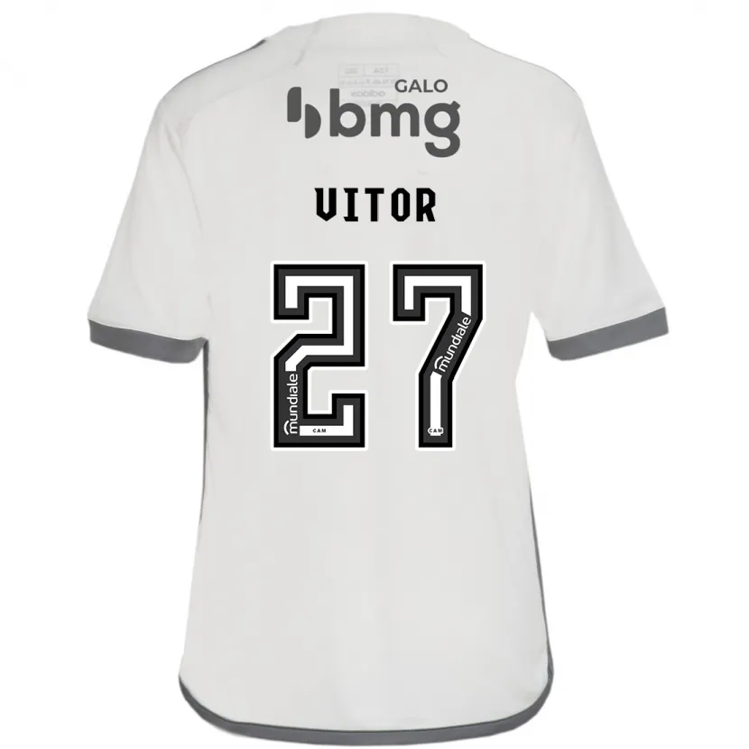 Danxen Dětské Paulo Vitor #27 Off White Daleko Hráčské Dresy 2024/25 Dres