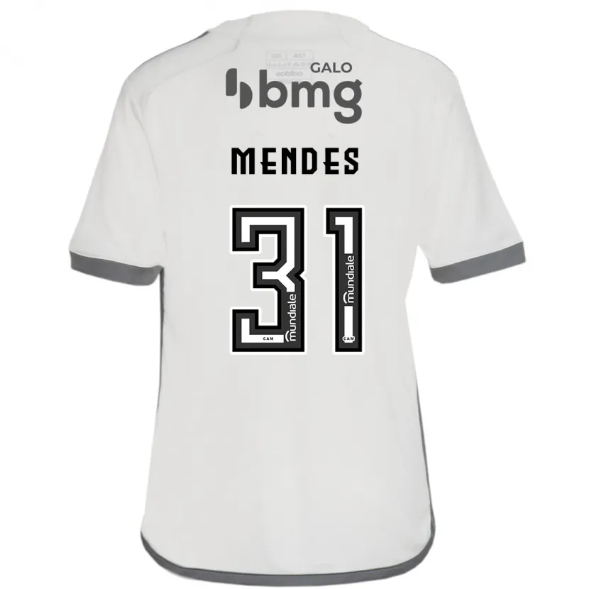 Danxen Dětské Matheus Mendes #31 Off White Daleko Hráčské Dresy 2024/25 Dres