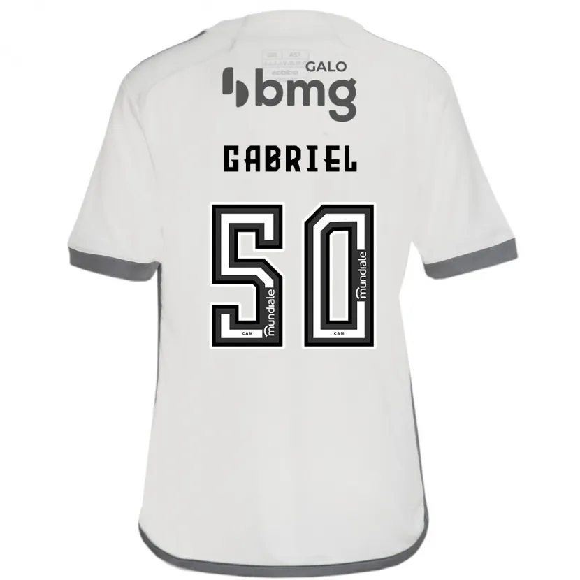 Danxen Dětské Vitor Gabriel #50 Off White Daleko Hráčské Dresy 2024/25 Dres