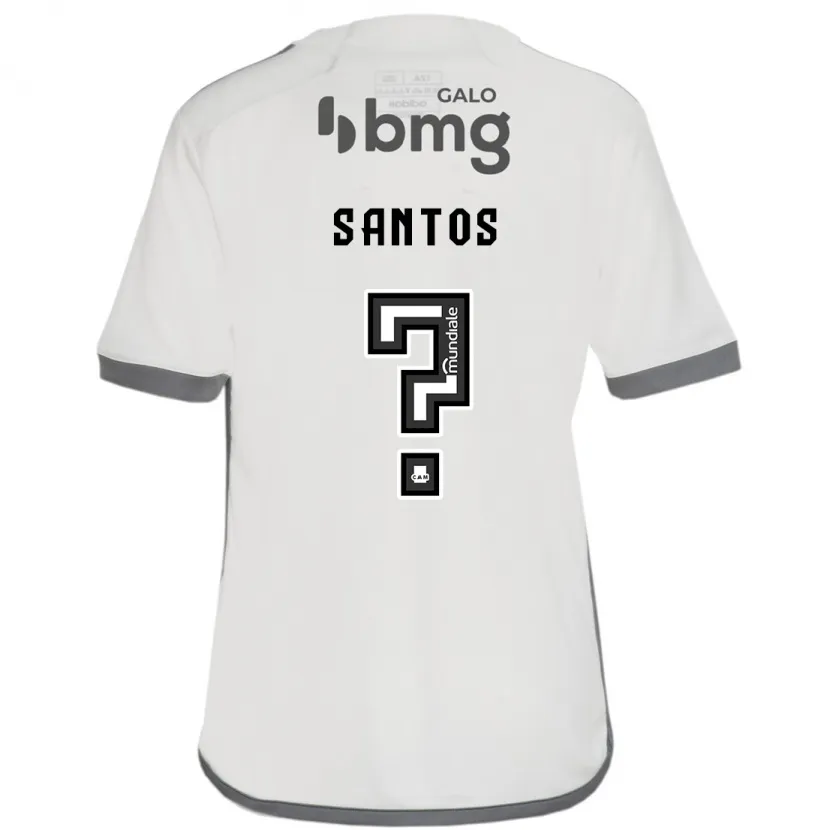 Danxen Dětské Léo Santos #0 Off White Daleko Hráčské Dresy 2024/25 Dres