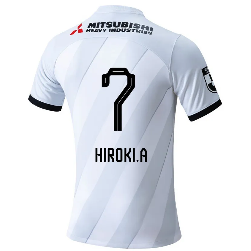 Danxen Dětské Hiroki Abe #7 Bílá Šedá Daleko Hráčské Dresy 2024/25 Dres