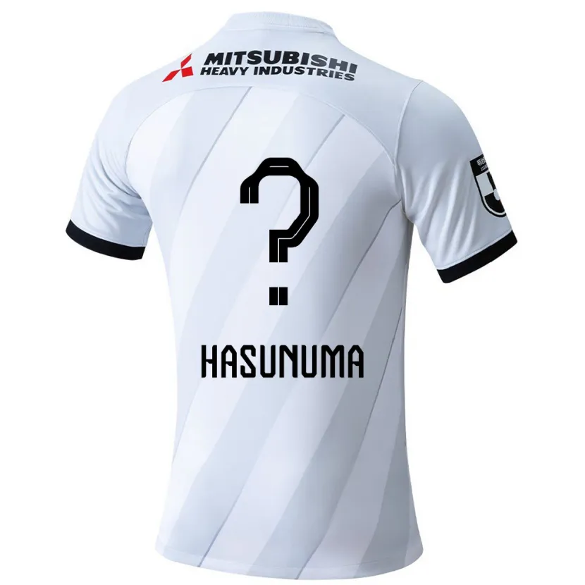 Danxen Dětské Shunsuke Hasunuma #0 Bílá Šedá Daleko Hráčské Dresy 2024/25 Dres