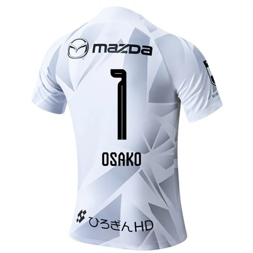 Danxen Dětské Keisuke Osako #1 Bílá Šedá Černá Daleko Hráčské Dresy 2024/25 Dres