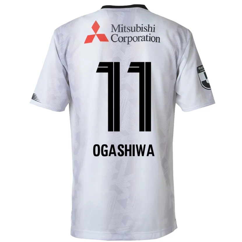 Danxen Dětské Tsuyoshi Ogashiwa #11 Bílý Černý Daleko Hráčské Dresy 2024/25 Dres