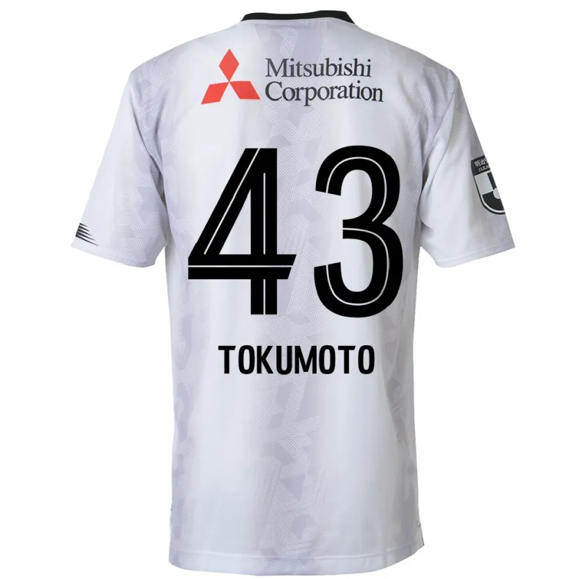 Danxen Dětské Shuhei Tokumoto #43 Bílý Černý Daleko Hráčské Dresy 2024/25 Dres