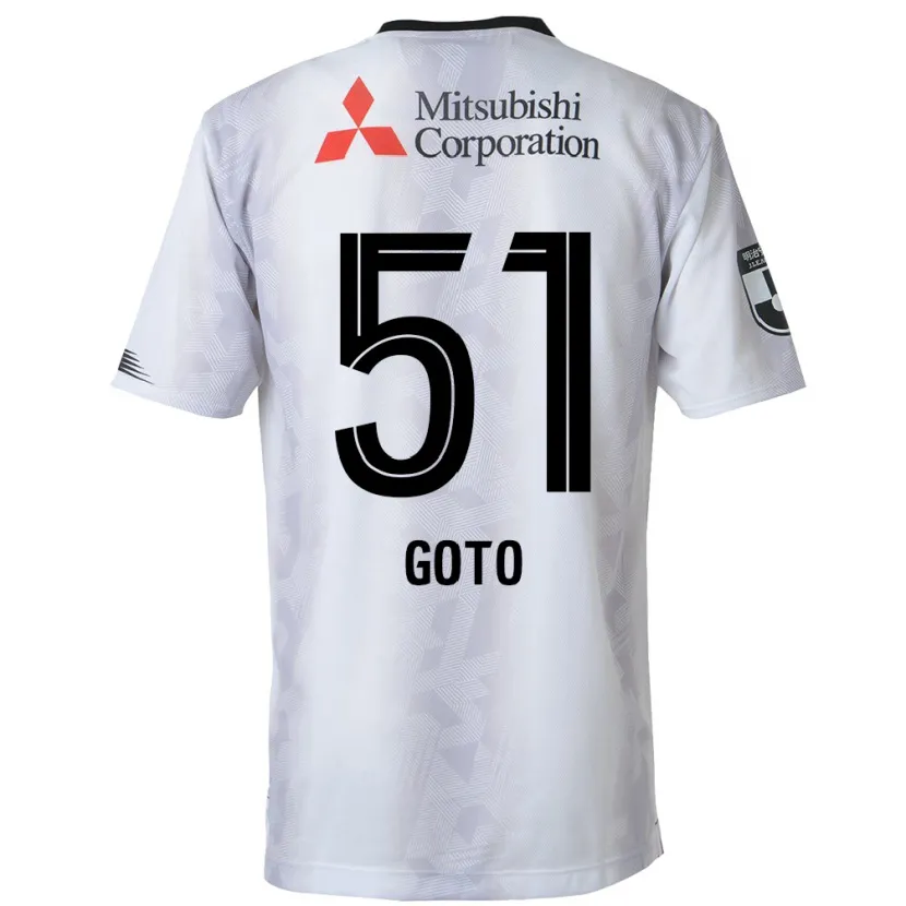 Danxen Dětské Wataru Goto #51 Bílý Černý Daleko Hráčské Dresy 2024/25 Dres