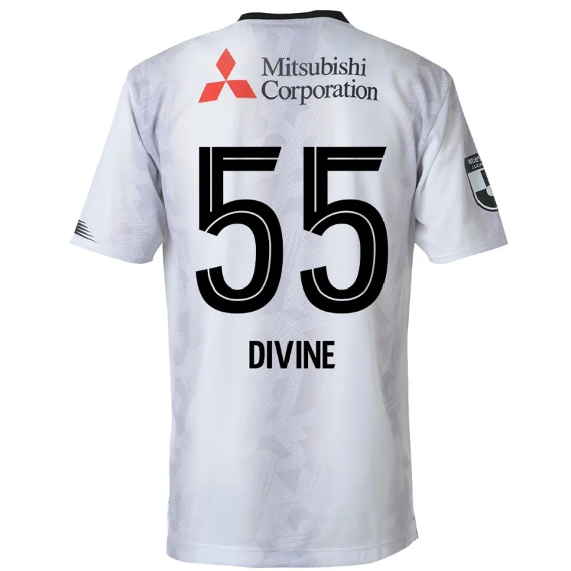 Danxen Dětské Divine Chinedu Otani #55 Bílý Černý Daleko Hráčské Dresy 2024/25 Dres